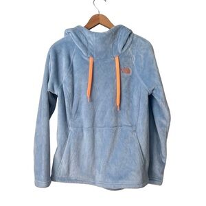 The North Face Women's Bellarine Fleece Pullover Hoodie, Light Blue, Medium